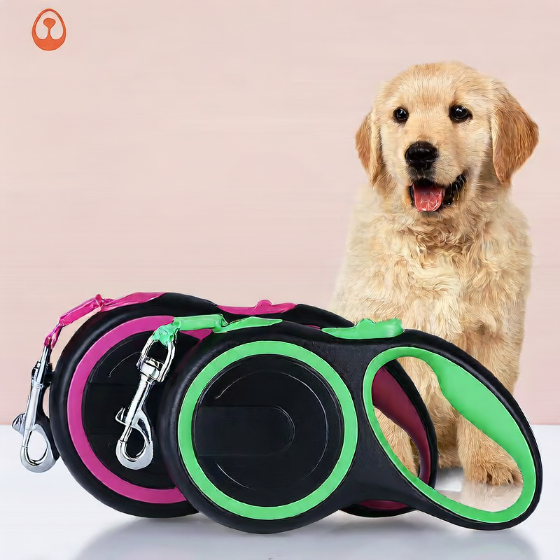 Automatic Retractable Pet Leash with Lock